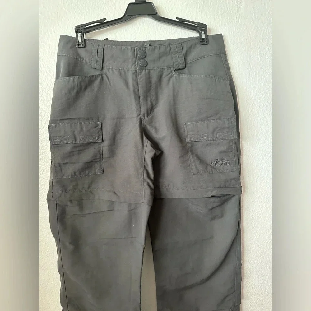 THE NORTH FACE Convertible Women’s Outdoor Active Athletic Gray Pants Size 4 - Picture 5 of 11